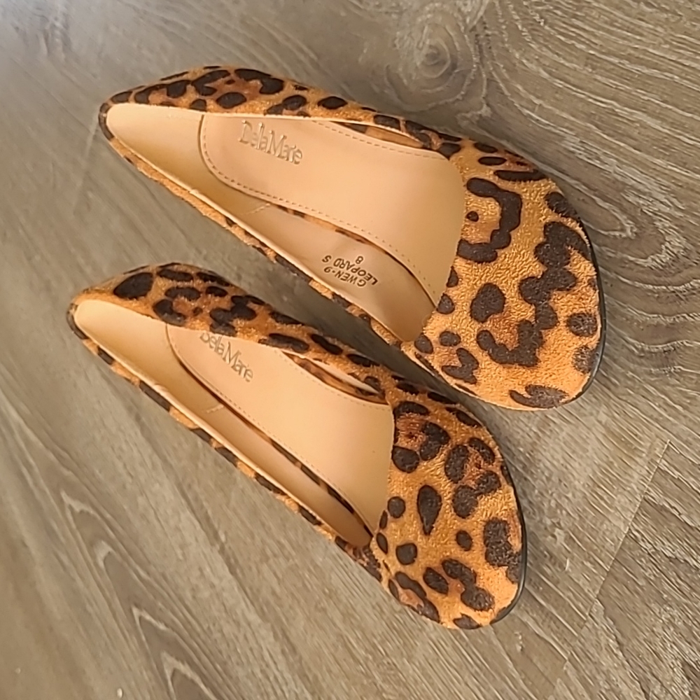 Bella Marie Gwen Leopard print kitten heels